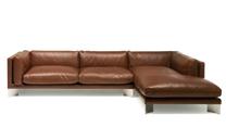 Модульный диван из кожи Soft Bench Pelle