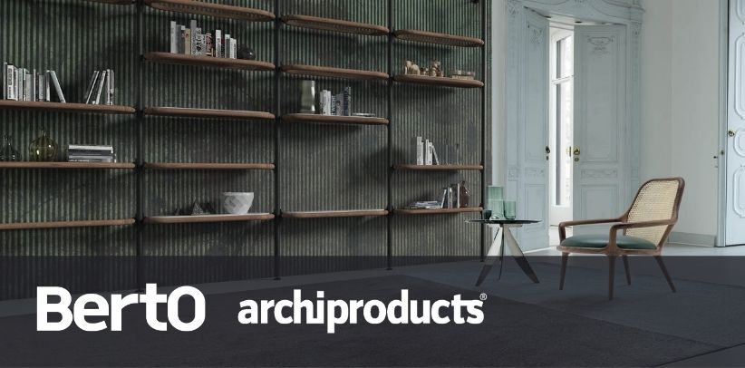 кресло Patti и книжный шкаф Ian берто в Archiproducts 