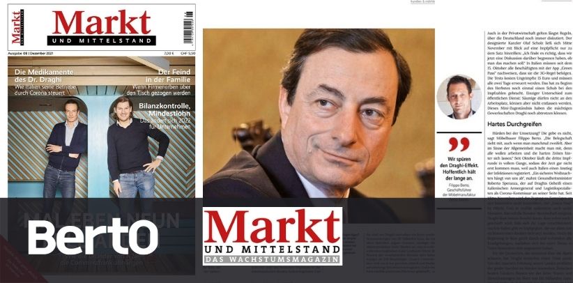Интервью с Filippo Berto в журнале Markt und Mittelstand