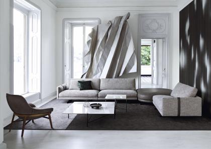 Квадратный столик Riff для гостиной marmo Carrara