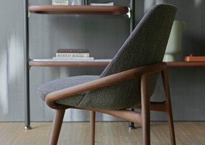 Современный деревянный стул Jackie WOOD - BertO