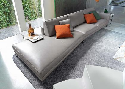 Модульный корпусный диван с трапециевидным концевым элементом Time Break - BertO