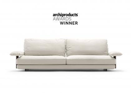 СОВРЕМЕННЫЙ ДИВАН DAVID В КОЖЕ