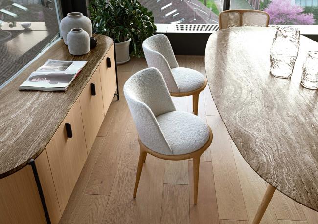 Элегантный современный стул из дуба Joan - BertO