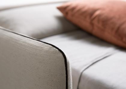 Легкий двуспальный диван-кровать из съемной ткани - BertO