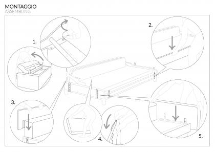 Простая инструкция по сборке дивана - BertO