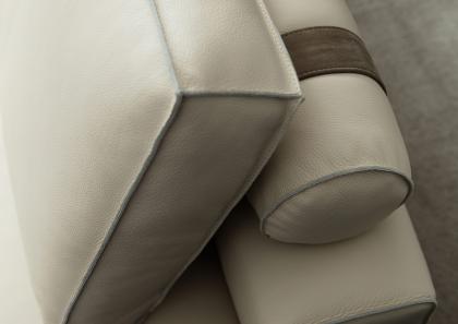 необработанные швы для варианта из кожи или со внешними швами на диванах из ткани