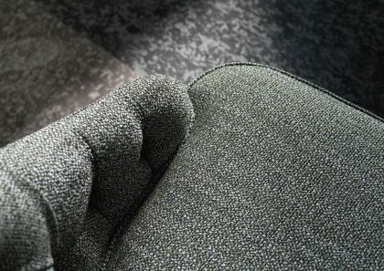 Обтяжка из ткани, из кожи или из несъёмного бархата - Кресло Капитонне Emilia