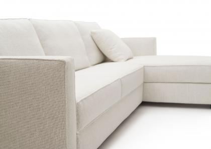 Набивка сидений и шезлонгов изготовлена из пеноплиуретана - диван-кровать Gulliver с шезлонгом по заказу