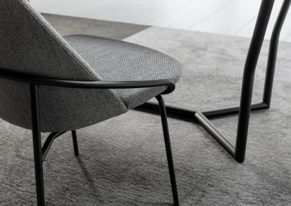 Дизайнерское кресло Jacky с деталью сиденья - BertO Salotti